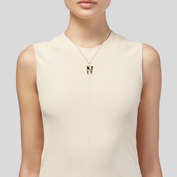 Chloé Gold-Tone Pendant Necklace - Picture 3 of 3